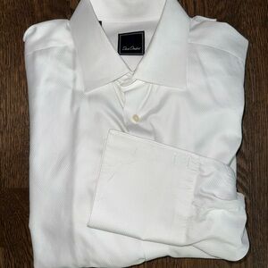 David Donahue Tuxedo Shirt French Cuffs 17.5/34/35